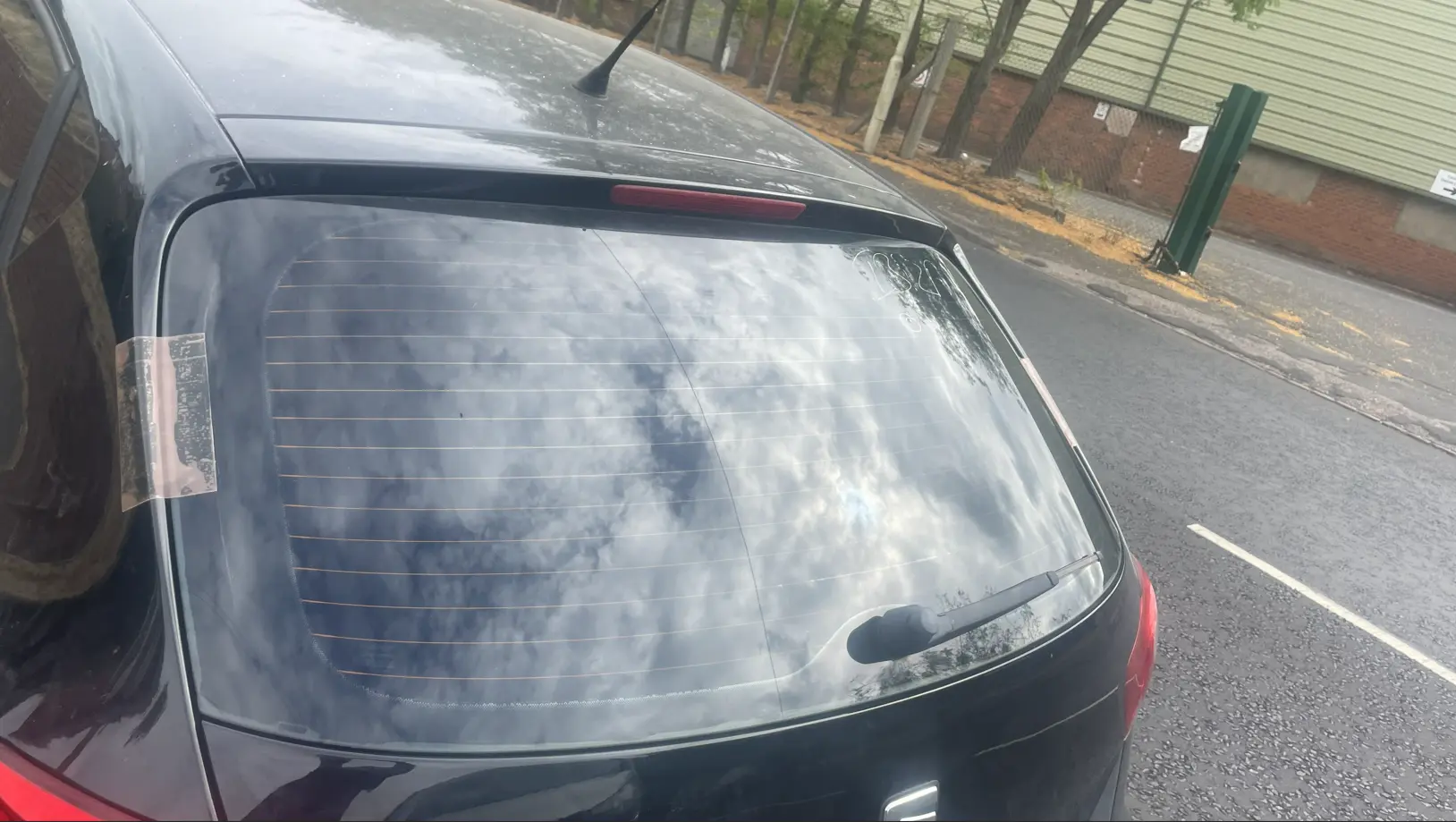 Mobile windscreen replacement carried out at a customer location in Birmingham